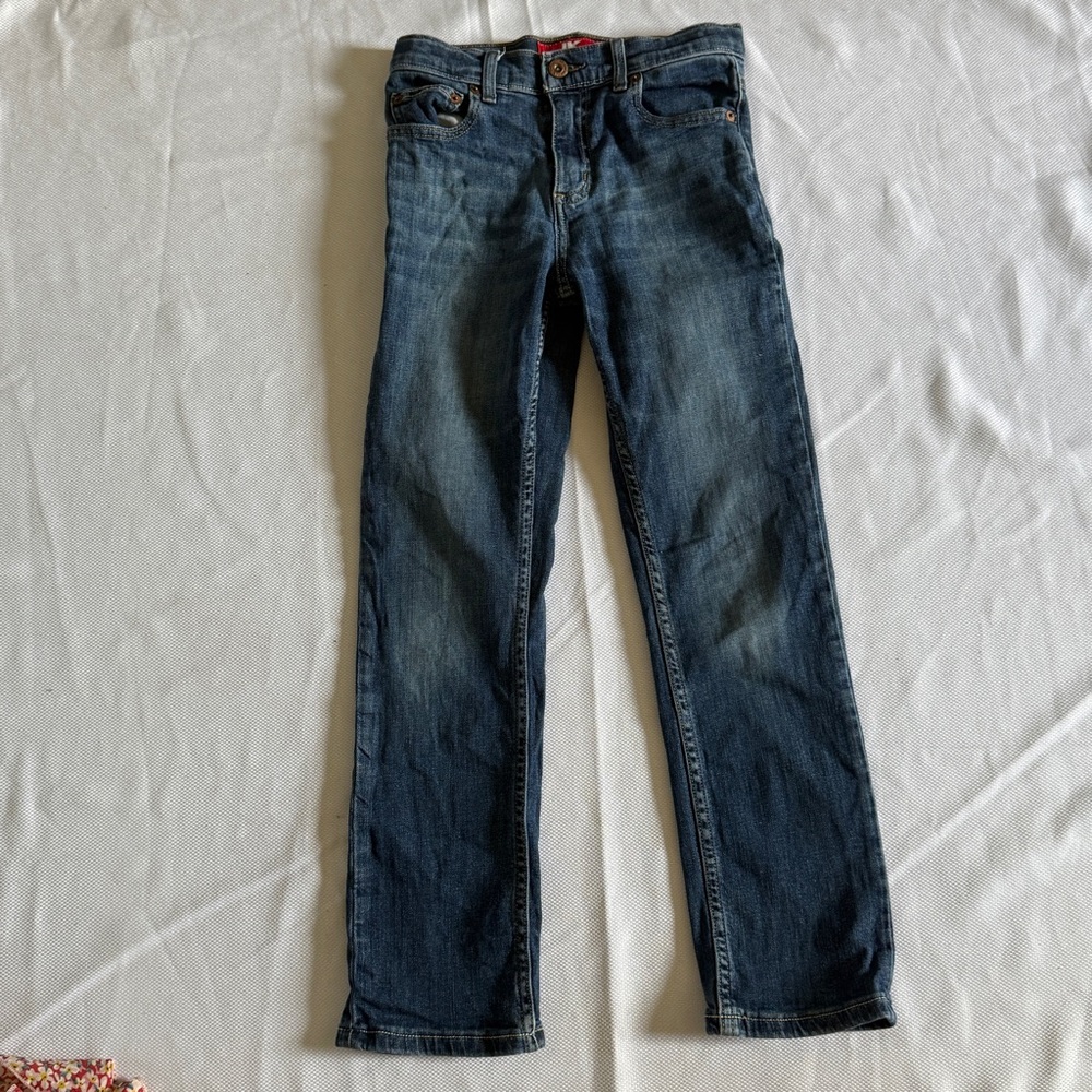 JK Indigo Straight Leg Jeans – Size 10S Classic Fit Denim